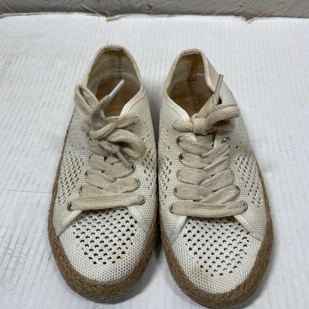 Emu Australia Cream Breathable Agonis Mac Espadrille Cotton Shoe Womens Sz‎ US 7